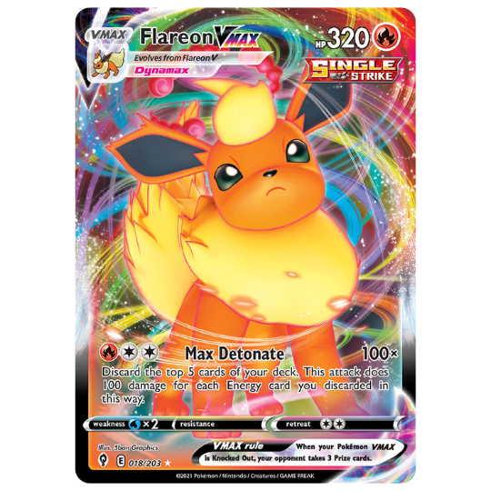Flareon VMAX - Evolving Skies